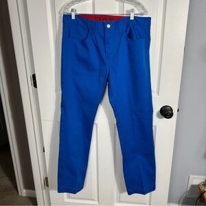 Levi's 513 Sta-Prest Jeans, straight leg, blue, 34x30, Y2K, cotton blend